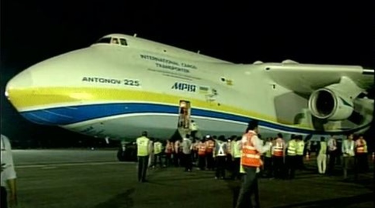 worldslargestcargoaircraftantonovan225landedinhyderabad